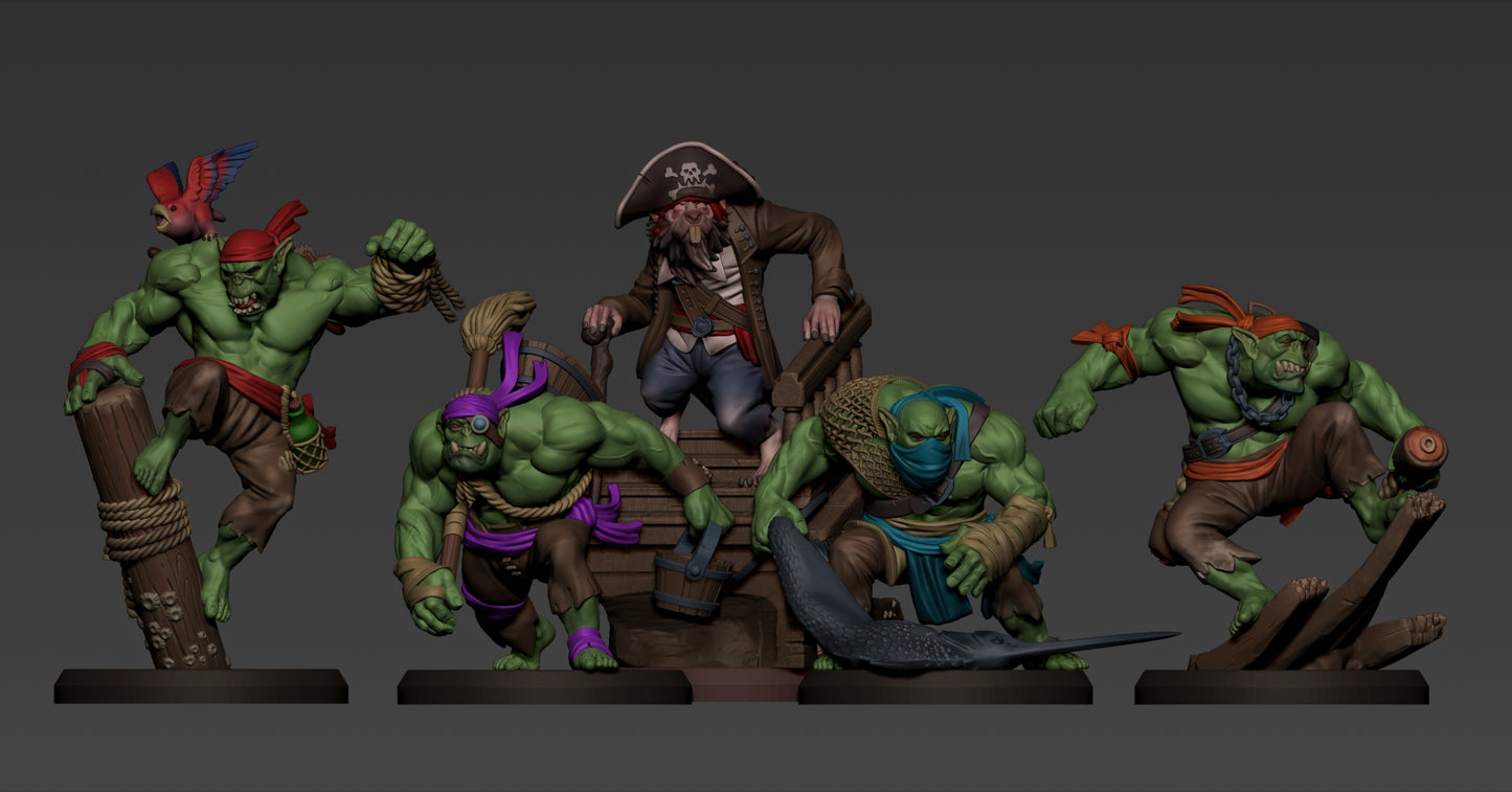 Orc Pirate Crew