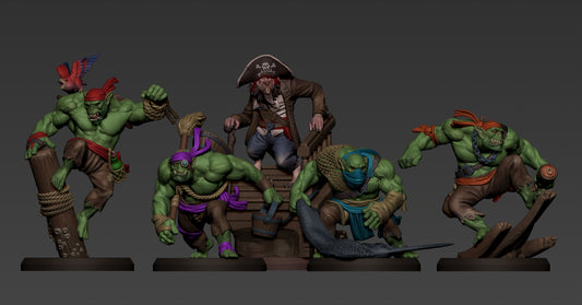 Orc Pirate Crew