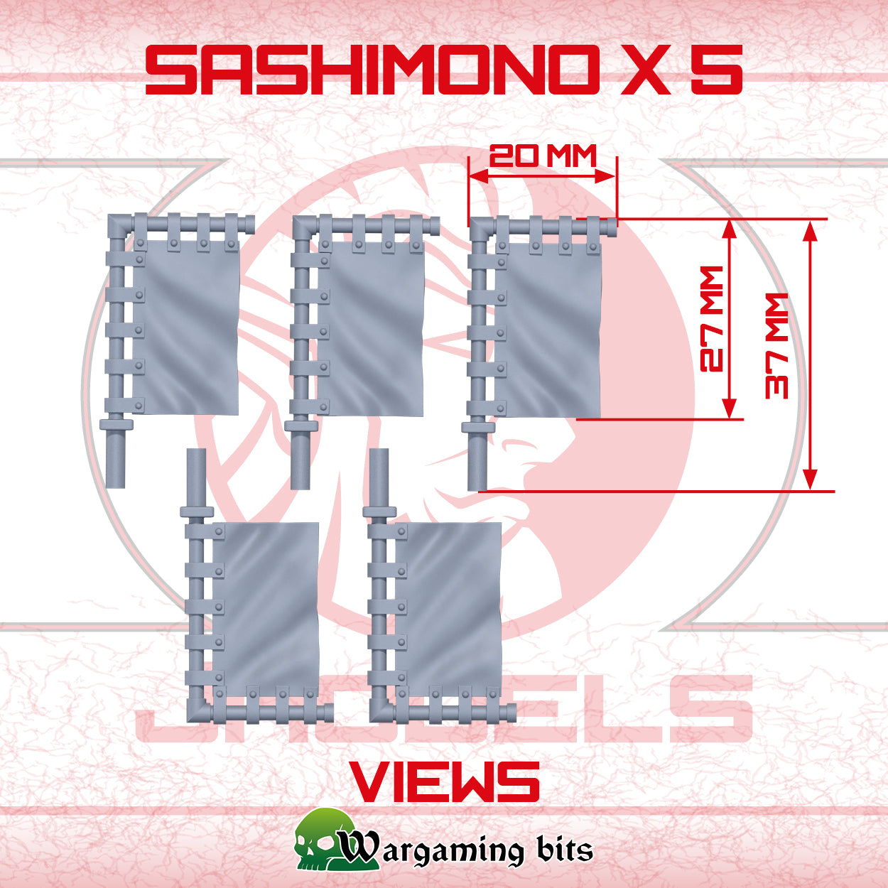 Sashimono x 5