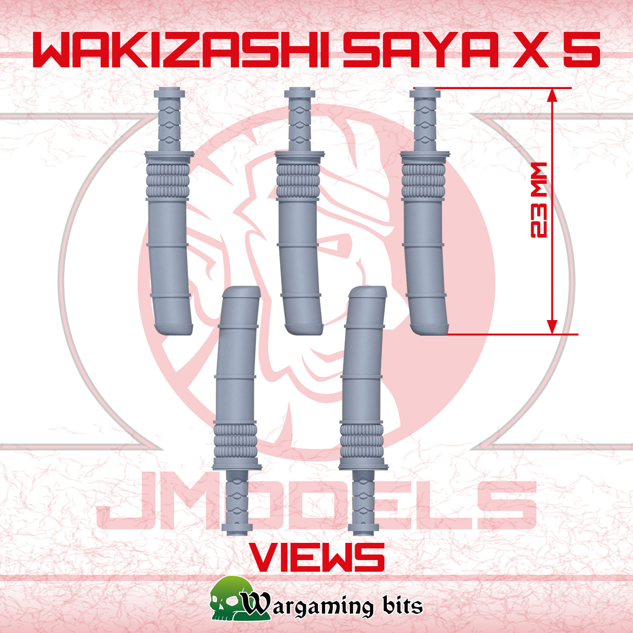 Wakizashi Saya x 5