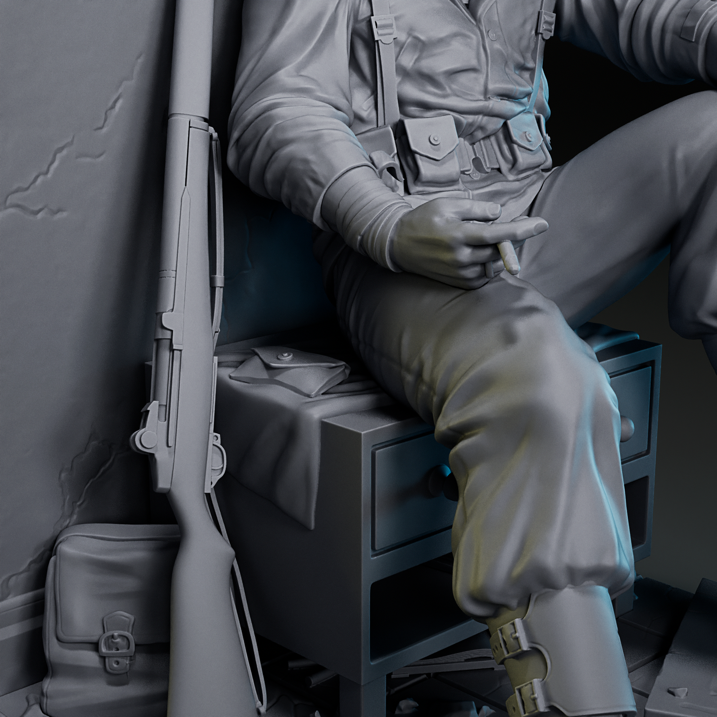 WWII US Soldier 1945