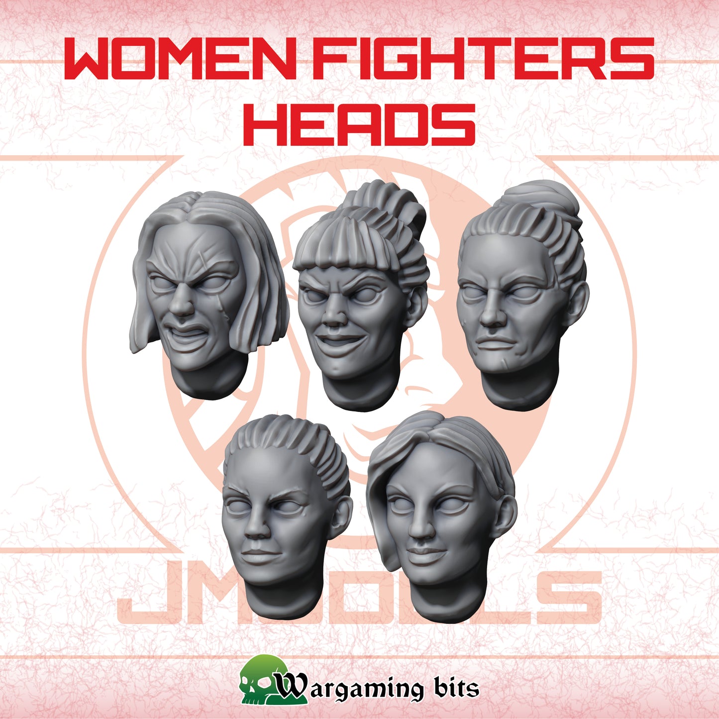 Women fighter heads